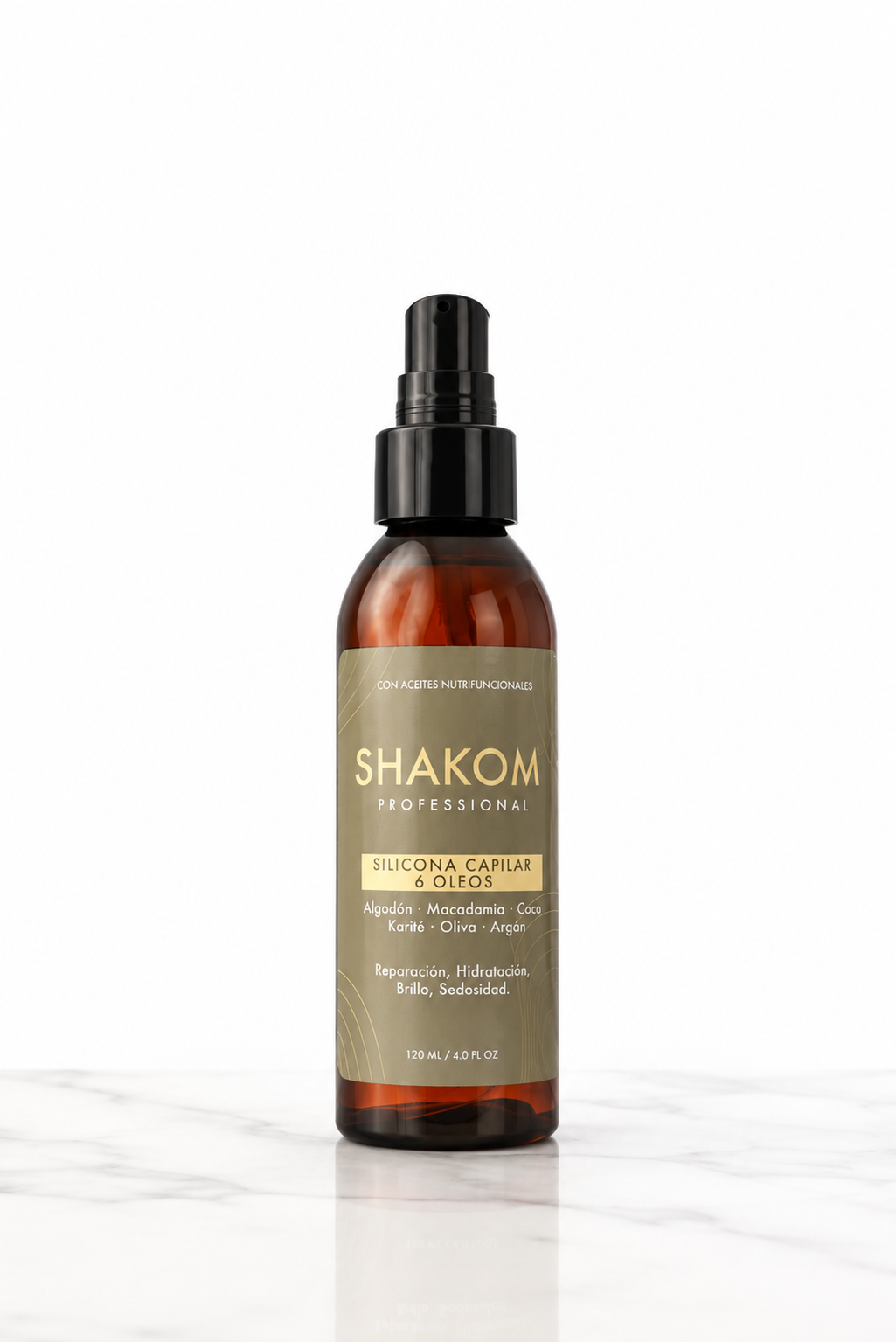 Silicona Capilar 6 Óleos 120 ml